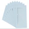 Poster Palooza Pack of 25 Acid Free 28x34 Mats Bevel Cut for 26x32 Photos - Baby Blue Precut Matboards With Backing Boards and Clear Photo Mat Bags For Pictures, Photos, Framing - 4-ply Thickness view 3