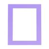 Poster Palooza Pack of 25 Acid Free 8x10 Mats Bevel Cut for 5.5x8.5 Photos - Light Purple Precut Matboards With Backing Boards and Clear Photo Mat Bags For Pictures, Photos, Framing - 4-ply Thickness view 4