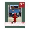 8.5x11 Mat Bevel Cut for 6x9 Photos - Acid Free Hunter Green Precut Matboard With Backing Board and Crystal Clear, Self Seal Photo Mat Bag - For Pictures, Photos, Framing - 4-ply Thickness view 1