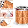 Anezus 16 Gauge Jewelry Wire, 11 Yards Craft Wire Tarnish Resistant Copper Wire for Jewelry Making, Wire Wrapping and Crafting(Copper) view 3