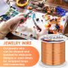 Anezus 16 Gauge Jewelry Wire, 11 Yards Craft Wire Tarnish Resistant Copper Wire for Jewelry Making, Wire Wrapping and Crafting(Copper) view 4