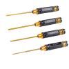 HTLNUZD Titanium Hex Nut Drivers Screw driver 1.5/2.0/2.5/3.0mm for RC Quadcopter Boat Car Key Driver Repair Tools Kit Set view 3