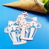 Cat Ice Cream Metal Die Cuts, Cutting Dies for Card Making Clearance, Embossing Dies for Scrapbooking, DIY Album Paper Cards Decoration view 4