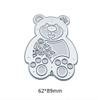 Bear Metal Die Cuts, Cutting Dies for Card Making Clearance, Embossing Dies for Scrapbooking, DIY Album Paper Cards Decoration view 2