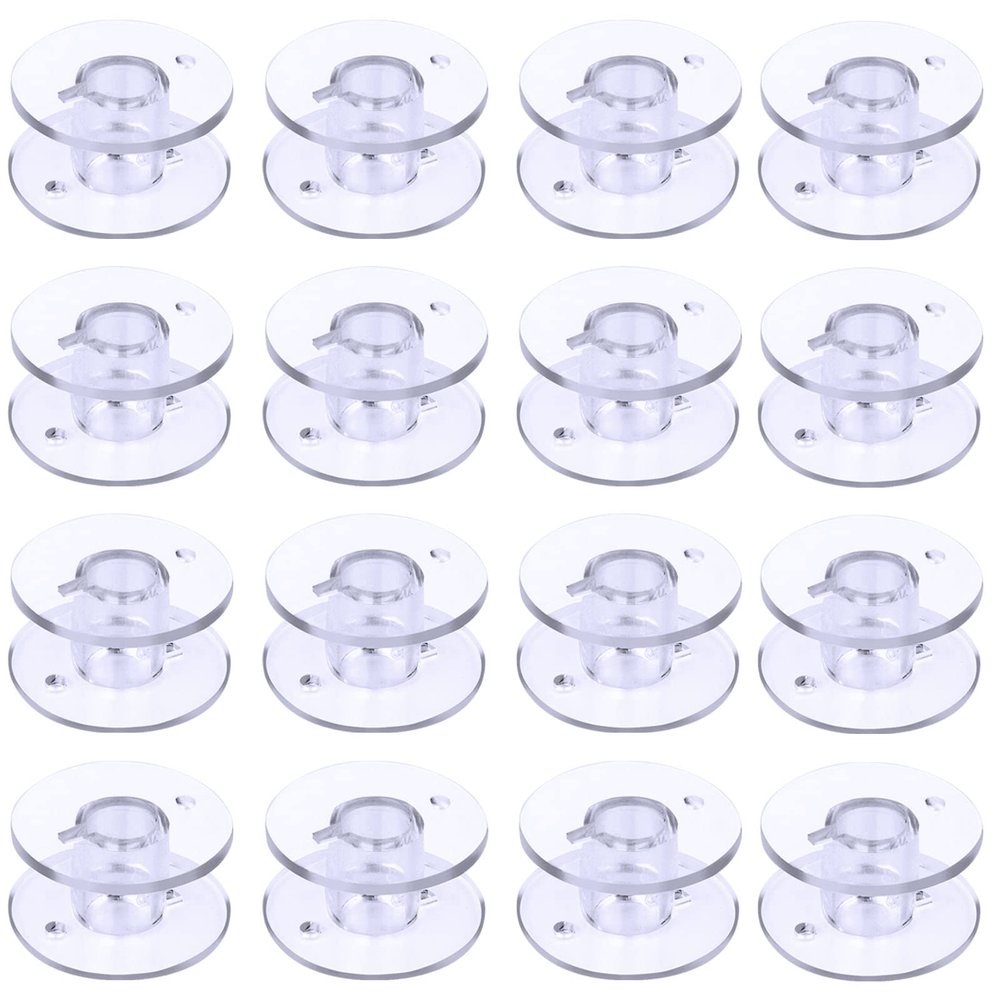 100 Pcs Bobbins, Bobbins for Brother Sewing Machine, Plastic Bobbin, Sewing Bobbins Class 15 Bobbins, Bobbins for Singer Sewing Machine Bobbins for Sin-ger/Bro-Ther