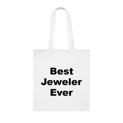 SpreadPassion Jeweler Tote Bag, Best Jeweler Ever Bag, Jeweler Gift, Gift For Jeweler, Jeweler Shoulder Bag, Jeweler reusable Bags, Birthday Christmas Basket Gag Gift Idea