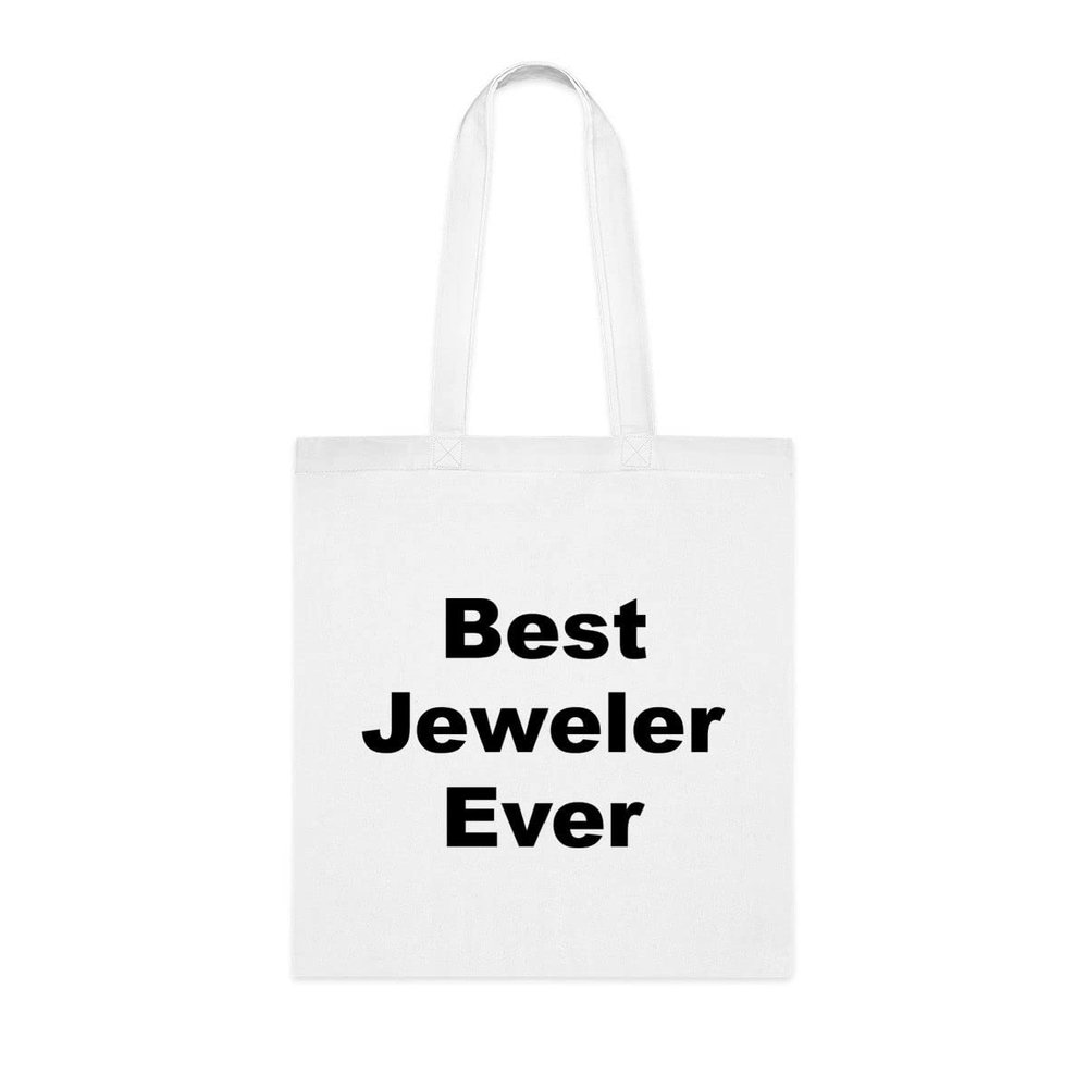SpreadPassion Jeweler Tote Bag, Best Jeweler Ever Bag, Jeweler Gift, Gift For Jeweler, Jeweler Shoulder Bag, Jeweler reusable Bags, Birthday Christmas Basket Gag Gift Idea