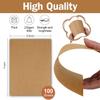 100 Sheets Kraft Paper Brown Cardstock 8.5 x 11, Goefun 80lb Card Stock Printer Paper for Invitations, Menus, Crafts, DIY Cards view 2