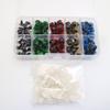 100 Pieces Plastic Safety Eyes with Washers Plastic Animal Eyes Sewing Crafting Buttons Eyes Plastic Craft Crochet Eyes for DIY Craft Making, 8mm view 4