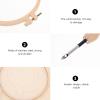 SEWACC 1set Punch Needle Creative Embroidery Material Kit for Handmade Crafts for Birthdays Holidays Artistic Projects Includes Basic Tools for Beginners view 3