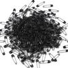 1000PCS Safety Pins, 0.75In/19mm Small Fastening Pins, Rust Resistant Nickel Plated Steel Set for Crafting, Sewing, Jewelry Making Fabric, Rimming Fastening Clip Button for Garment Hang Tag (Black) view 2