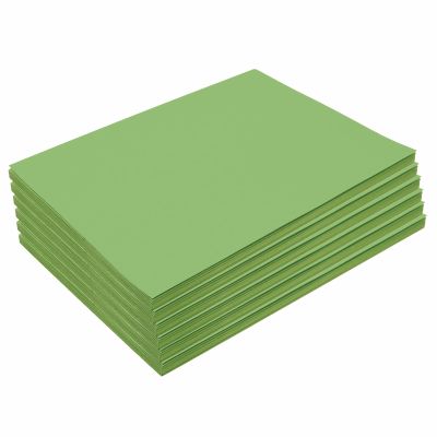 Colorations 9" x 12" Mediumweight Green Construction Paper - 300 Sheets, Bulk Pack Art Paper, Arts and Crafts, School Supplies, Drawing, Coloring, Painting, 3D Art