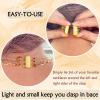 Qulltk 2 Pcs Layered Necklace Clasps Necklace Connector Multiple Strands Clasp for Layering Jewelry,Gold and Silver Separator for Stackable Necklaces Chains view 2