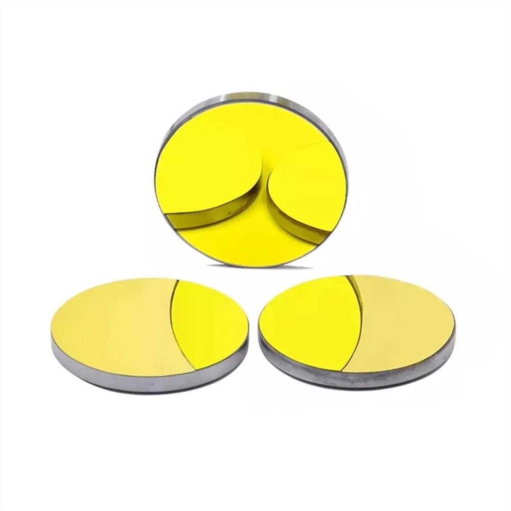 CO2 Laser Cutter Focus Focal Lens 3Pcs Co2 Laser Si Reflective Mirrors Laser Engraver Dia. 19.05mm 20mm 25mm 30mm 38.1 mm for Laser Cutting Machine (Color : 6pcs, Diameter : 25mm)