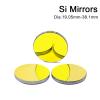 CO2 Laser Cutter Focus Focal Lens 3Pcs Co2 Laser Si Reflective Mirrors Laser Engraver Dia. 19.05mm 20mm 25mm 30mm 38.1 mm for Laser Cutting Machine (Color : 6pcs, Diameter : 25mm) view 2