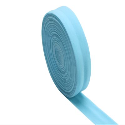 Jesep Yong Baby Blue 20mm Fold Over Elastic 10Yards 3/4 inch Wide Colored Stretch Elastic Ribbons for Sewing Waistband-Headbands Baby Girl Head Bow-DIY Crafts & Projects Supplies