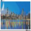 Instarry DIY 5D Diamond Painting Kits Full Drill Night City Cross Stitch Embroidery Room Decor Arts and Crafts 59.1x19.7 inch view 2