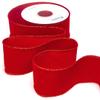 Ribbli Red Velvet Wired Ribbon,Velvet with Gold Metallic Edge, 2-1/2 Inch x Continuous 10 Yard, Christmas Ribbon for Big Bow,Wreath,Tree Decoration view 2