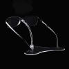 TOMYEUS Glasses Stand Glasses Display Stand Set Creative Rotary Sunglasses Organizer Glasses Standing Window Display Sunglasses Storage Glasses Holder (Color : Silver) view 4