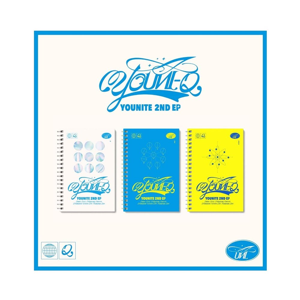 Dreamus YOUNITE - 2ND EP [YOUNI-Q] Album (Q1+Q2+Q3 ver. SET), 146 x 220 mm (L200002457)