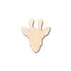 Unfinished Wood Giraffe Head Shape Animal Wildlife Craft up to 46" DIY 10" / 1/8" view 1