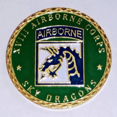 Army 18th Airborne XVIII Military Challenge Honor Coin