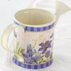 Factory Direct Craft Metal Set of 2 Painted Purple French Decoupage Watering Cans for Favors, Crafting and Creating view 3