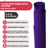ELW Chap Splits Suede Leather 4-5 oz (1.6-2mm) - Pre-Cut Purple 14-16 SQ FT | USA Made AB Grade Full Grain Leather Sheet, Soft Leather Hide for DIY, Craft, Car Upholstery, Garments, Furniture view 3