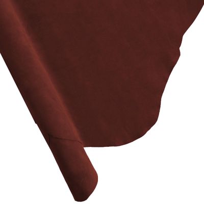 ELW Chap Splits Suede Leather 4-5 oz (1.6-2mm) - Pre-Cut Mahogany 14-16 SQ FT | USA Made AB Grade Full Grain Leather Sheet, Soft Leather Hide for DIY, Craft, Car Upholstery, Garments, Furniture