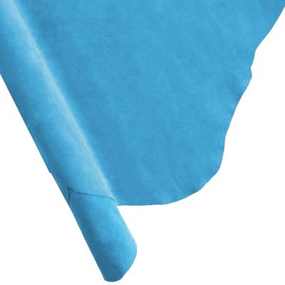 ELW Chap Splits Suede Leather 4-5 oz (1.6-2mm) - Pre-Cut Sky Blue 18-22 SQ FT | USA Made AB Grade Full Grain Leather Sheet, Soft Leather Hide for DIY, Craft, Car Upholstery, Garments, Furniture