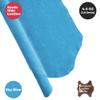 ELW Chap Splits Suede Leather 4-5 oz (1.6-2mm) - Pre-Cut Sky Blue 18-22 SQ FT | USA Made AB Grade Full Grain Leather Sheet, Soft Leather Hide for DIY, Craft, Car Upholstery, Garments, Furniture view 2