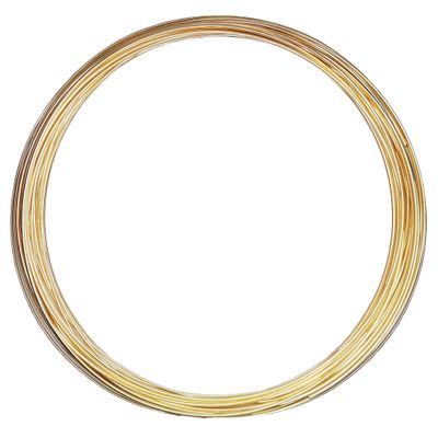 16 Gauge, Half-Round, Half Hard, 14/20 Yellow Gold-Filled Wire - 4 FT - for Jewelry Art from WIZART