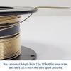 18 Gauge, Half-Round, Half Hard, 14/20 Yellow Gold-Filled Wire - 1 FT - for Jewelry Art from WIZART view 3