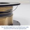 18 Gauge, Half-Round, Half Hard, 14/20 Yellow Gold-Filled Wire - 1 FT - for Jewelry Art from WIZART view 4