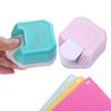 2Pcs (4mm 7mm 10mm) 3 in 1 Corner Rounder Paper Punch for Paper Crafts, Laminate, Cardstock, Business Card, DIY Projects, Photo, Card Making and ScrapbookingPink,Blue view 1