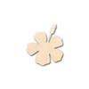 Unfinished Wood Hibiscus Shape Spring Flower Craft up to 46" DIY 12" / 1/8" view 1