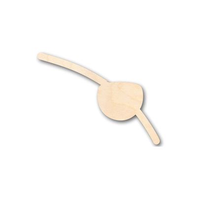 Unfinished Wood Eyepatch Shape Pirates Craft up to 46" DIY 20" / 1/8"