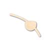 Unfinished Wood Eyepatch Shape Pirates Craft up to 46" DIY 20" / 1/8" view 1