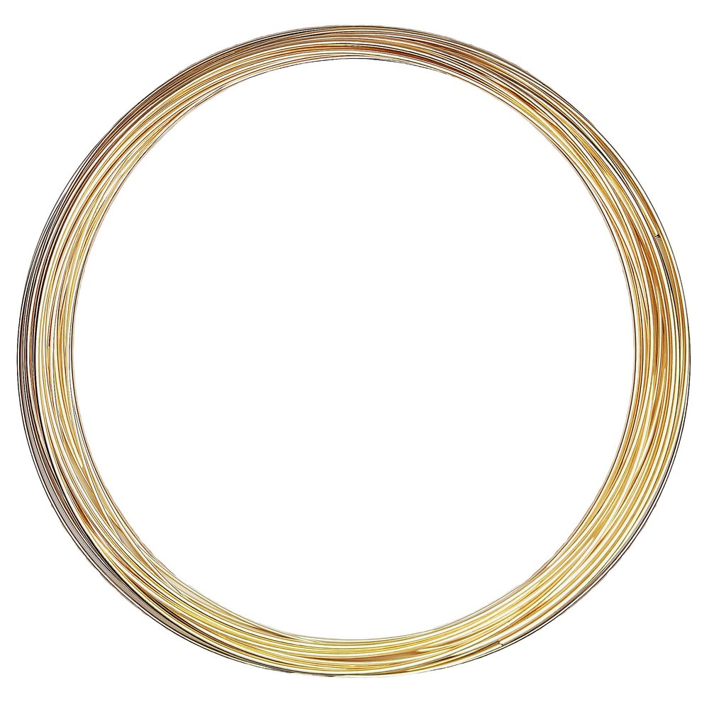 24 Gauge, Square, Half Hard, 14/20 Yellow Gold-Filled Wire - 10 FT - for Jewelry Art from WIZART