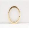 3dancraftit Round Falt Split Key Ring Keychain Ring for Purse Making Home Car Keys Attachment Iron Diameter 1.1 Inches / 28mm Gold K13 view 1
