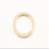 3dancraftit Round Falt Split Key Ring Keychain Ring for Purse Making Home Car Keys Attachment Iron Diameter 1.1 Inches / 28mm Gold K13 view 3