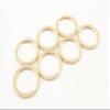 3dancraftit Round Falt Split Key Ring Keychain Ring for Purse Making Home Car Keys Attachment Iron Diameter 1.1 Inches / 28mm Gold K13 view 4