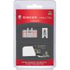 SINGER Heavy-Duty Crafting Presser Feet Kit | Includes Side Cutter, Parallel Sewing & Non-Stick Presser Feet | Ideal for Trimming, Hemming & Decorative Stitching view 1