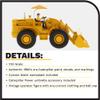 1:50 Caterpillar 966A Wheel Loader - New Vintage Series by Diecast Masters - 85579 view 4