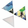 2 Pack Artist Blank Canvas, 40cm Stretched Canvas Frames Panel Board, Triangle Art Board for Acrylic Oil Painting view 4