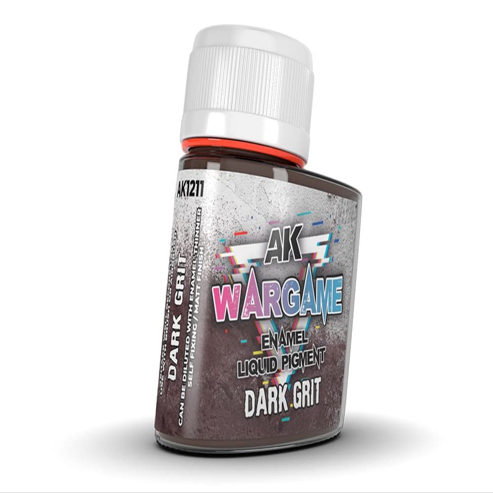AK WARGAME Liquid PIGMENTS AK1211 Dark Grit (35ml)