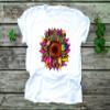 Leopard Sunflower Tie Dye Ready to Press Sublimation Transfer, Ready to Use, Cheetah, Shirt/Mug Sizes, Sub Image Ready to Press, DIY Shirt (Adult x10) view 2