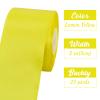TONIFUL 2 Inch x 25 Yards Wide Light Yellow Satin Ribbon Solid Fabric Ribbon for Gift Wrapping Crafts Chair Sash Eternal Flower Invitation Cards Hair Bows Sewing Party Wedding Decoration view 2