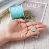 Pandahall 150 Yards Braided Nylon Thread 0.5mm Soft Sheen Beading Cord Kumihimo Strings for Sewing Crafts, DIY Bracelets, Necklaces, Pendants, Macrame Making(Pale Turquoise) view 2
