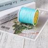 Pandahall 150 Yards Braided Nylon Thread 0.5mm Soft Sheen Beading Cord Kumihimo Strings for Sewing Crafts, DIY Bracelets, Necklaces, Pendants, Macrame Making(Pale Turquoise) view 3